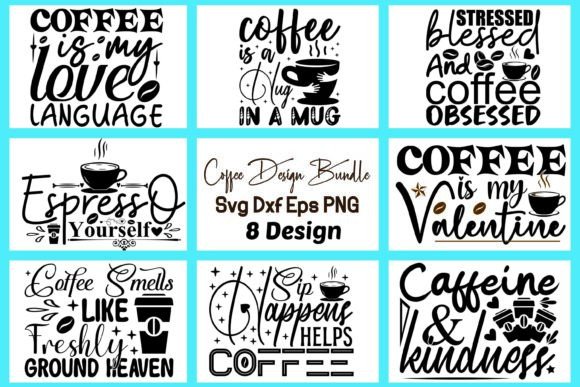Coffee Bundle Design: A Versatile Graphics Asset for Crafts