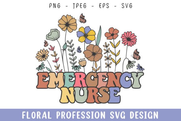 Floral Emergency Nurse Vintage SVG: A Detailed Review