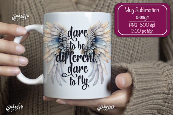 Inspirational Mug Graphics: A Crafts Asset for Modern Publishers