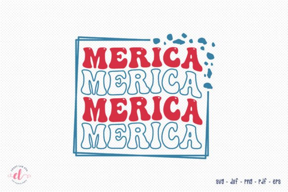 Merica - 4th of July SVG Design for Creative Crafts