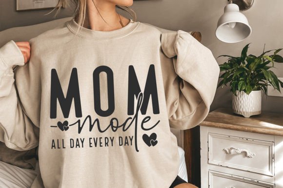 Mom Mode SVG: A Versatile Graphic for Crafts and Local Branding