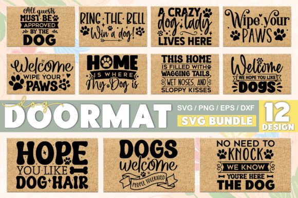 Review: Dog Doormat SVG Bundle for Creative Graphics and Crafts