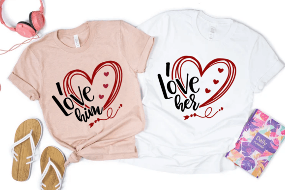 Reviewing I Love Him I Love Her SVG for Crafts and Graphics