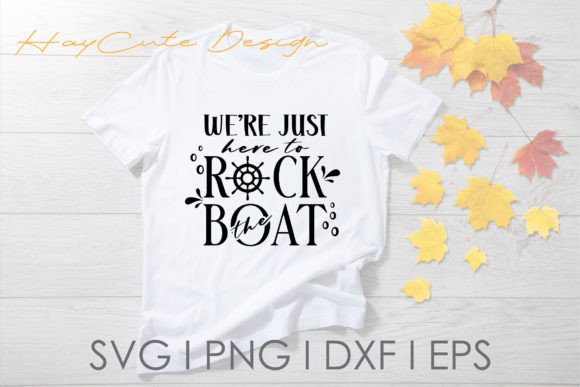 Rock the Boat Cruise Trip Svg Png for Graphics and Crafts