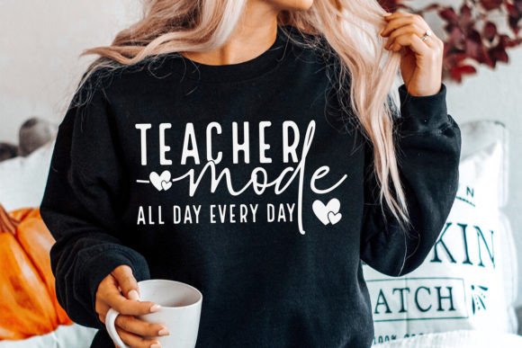 Teacher Mode SVG, Teacher Life SVG: Perfect for Crafts and Graphics